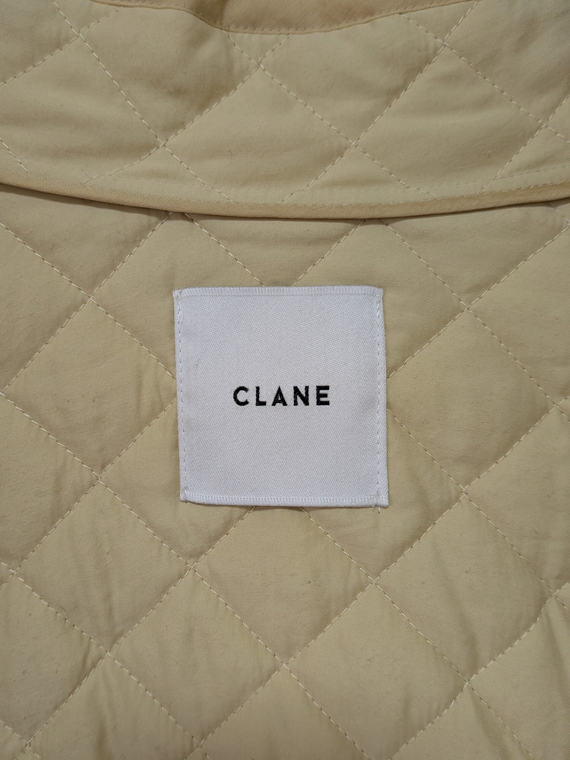 【CLANE】キルティングノーカラージャケット イエロー ベージュ 1 - 画像 (17)