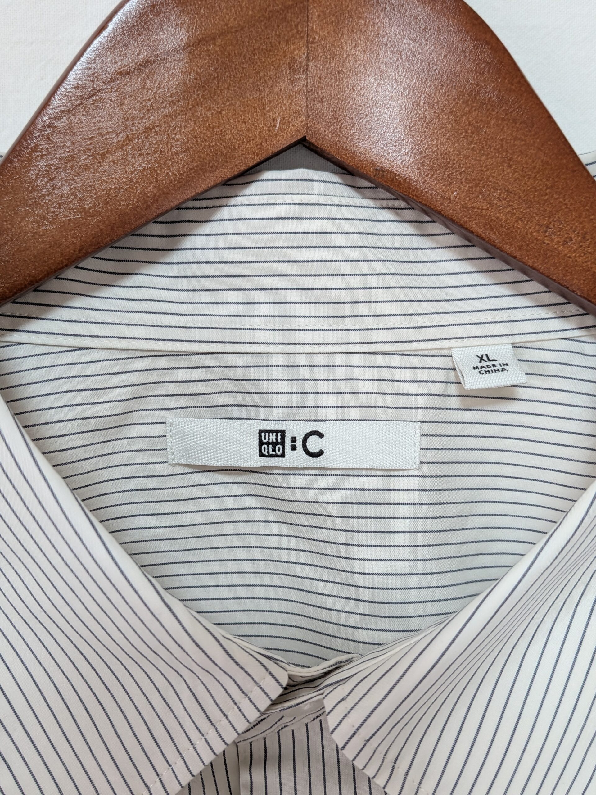 【UNIQLO:C】ブロードオーバーサイズシャツ(長袖、ストライプ) - 画像 (3)