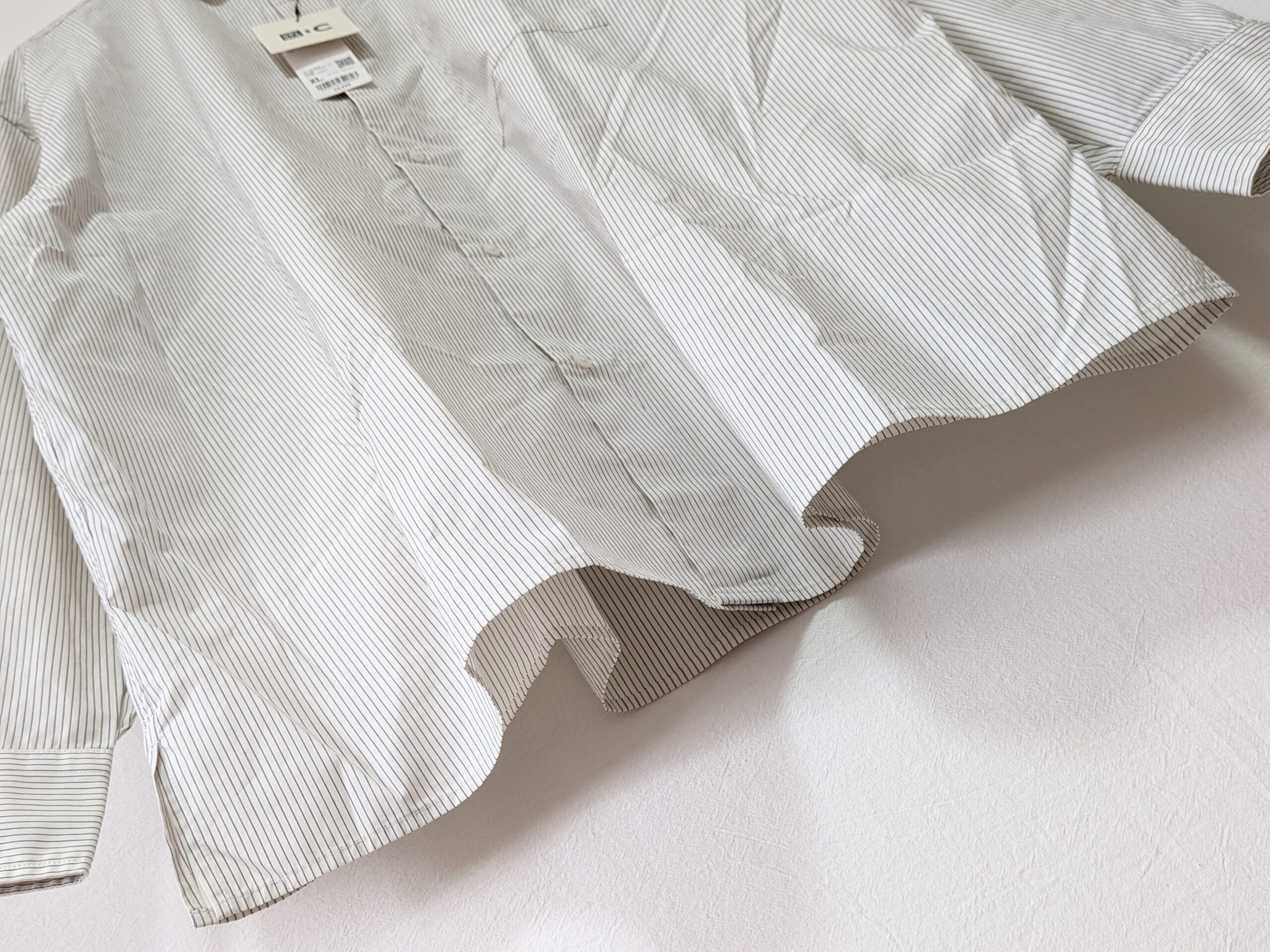 【UNIQLO:C】ブロードオーバーサイズシャツ(長袖、ストライプ) - 画像 (5)