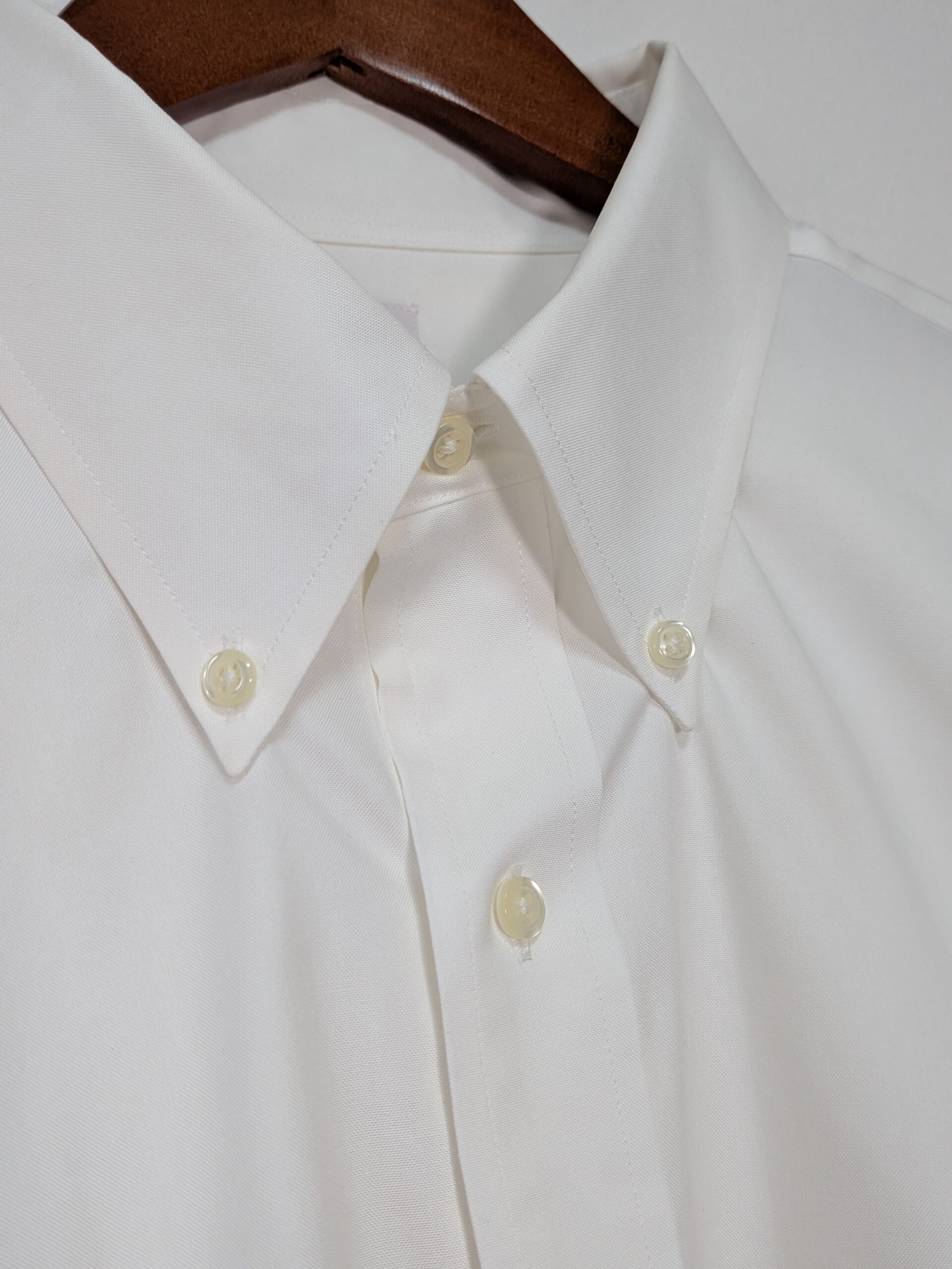 【Brooks Brothers】ボタンダウンシャツ ホワイト XL - 画像 (5)
